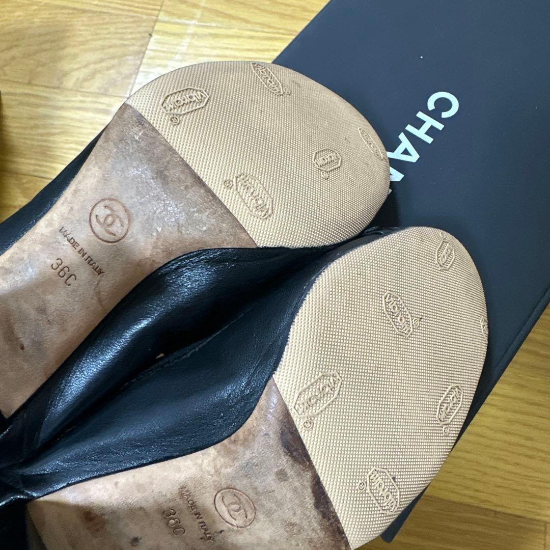 CHANEL ブラック パンプス 36サイズ