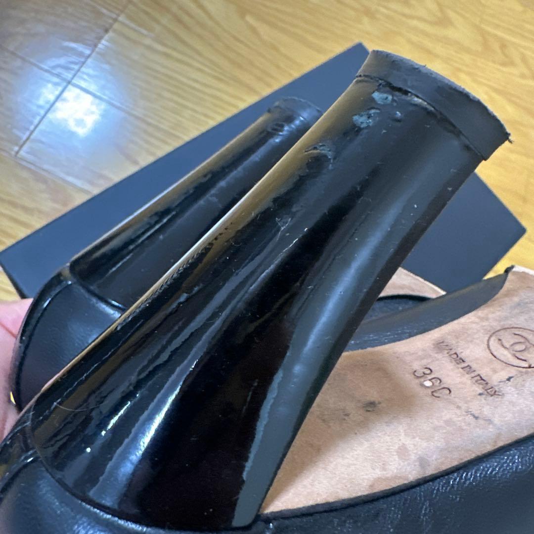 CHANEL ブラック パンプス 36サイズ
