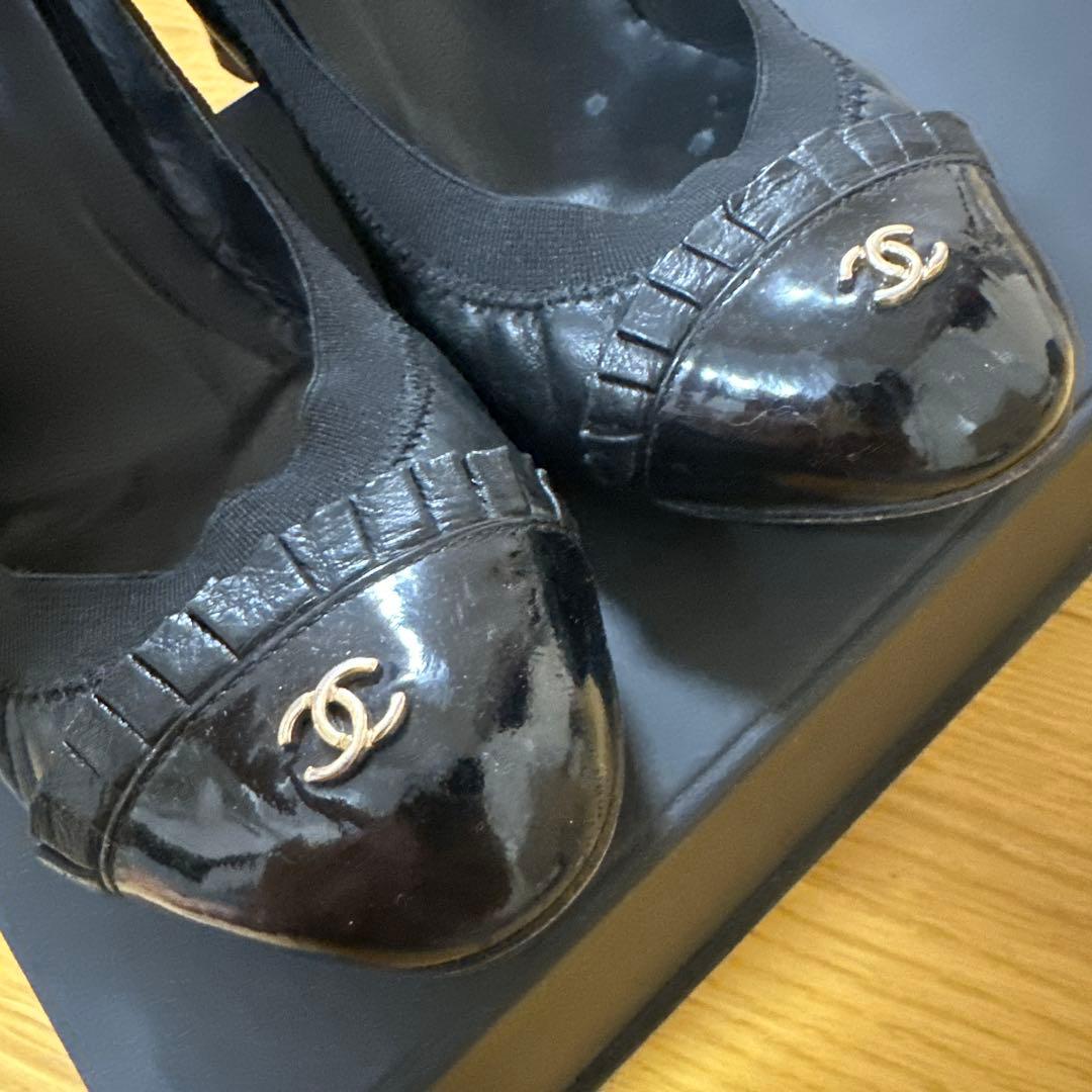 CHANEL ブラック パンプス 36サイズ