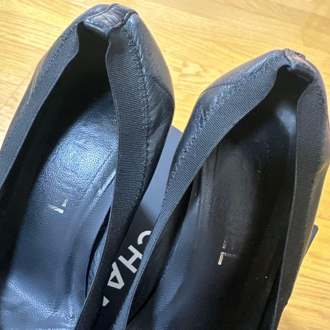 CHANEL ブラック パンプス 36サイズ