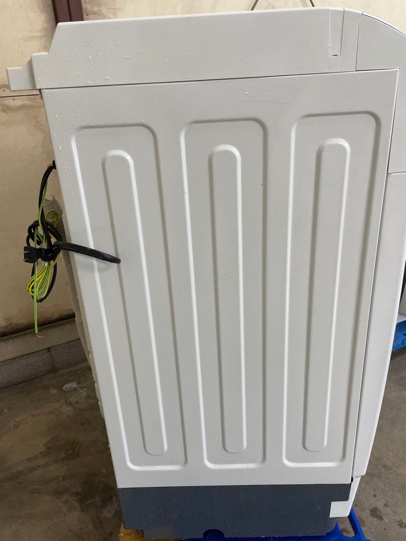 分解洗浄済ドラム式洗濯機 8kg アイリスオーヤマ FLK842Z-W 2022