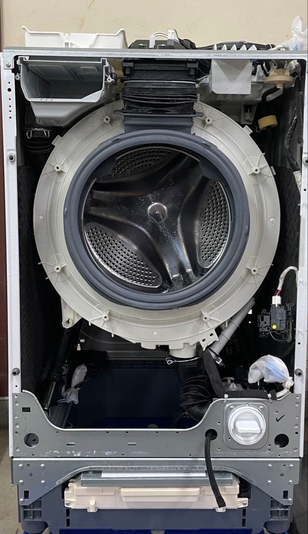 分解洗浄済ドラム式洗濯機 8kg アイリスオーヤマ FLK842Z-W 2022