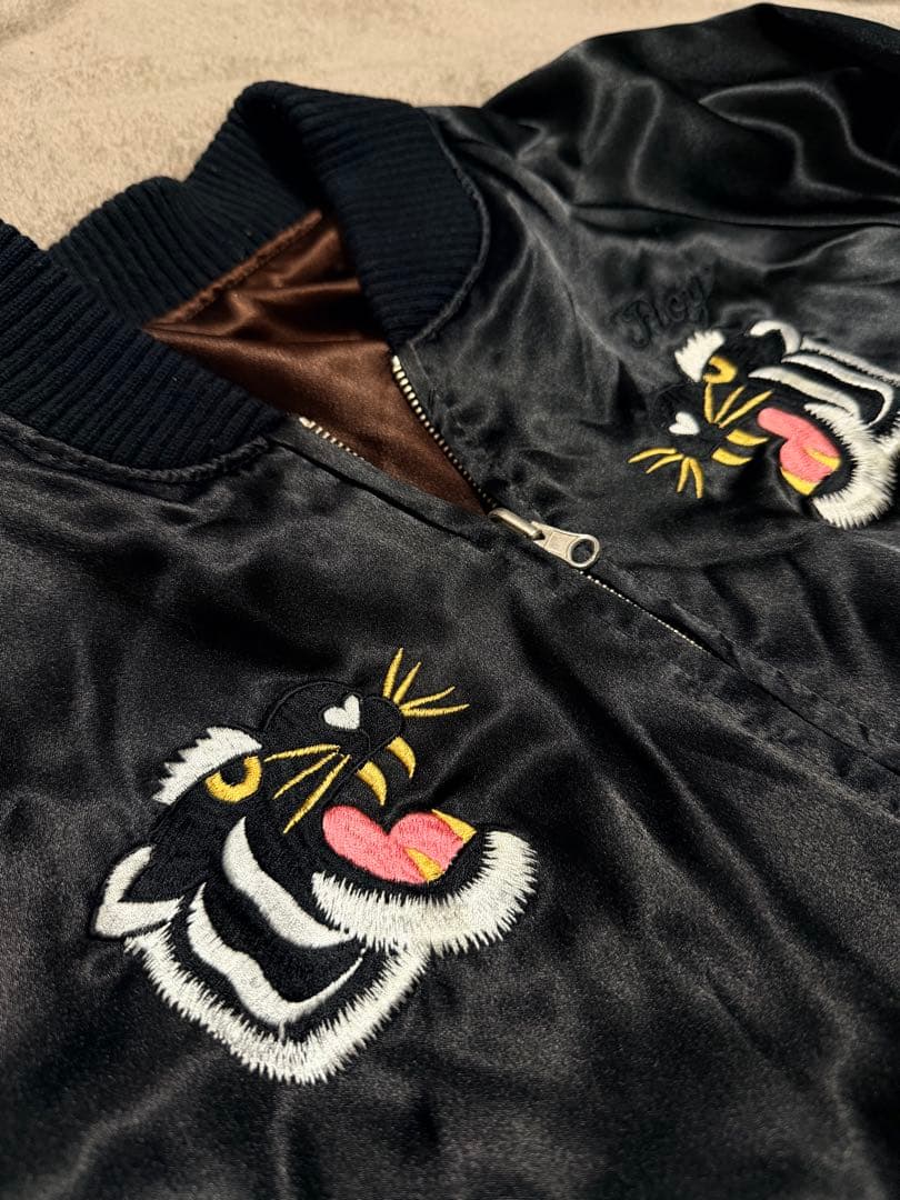 ２面用 BEAST .CO 東洋 虎 日本限定 スカジャン vintage