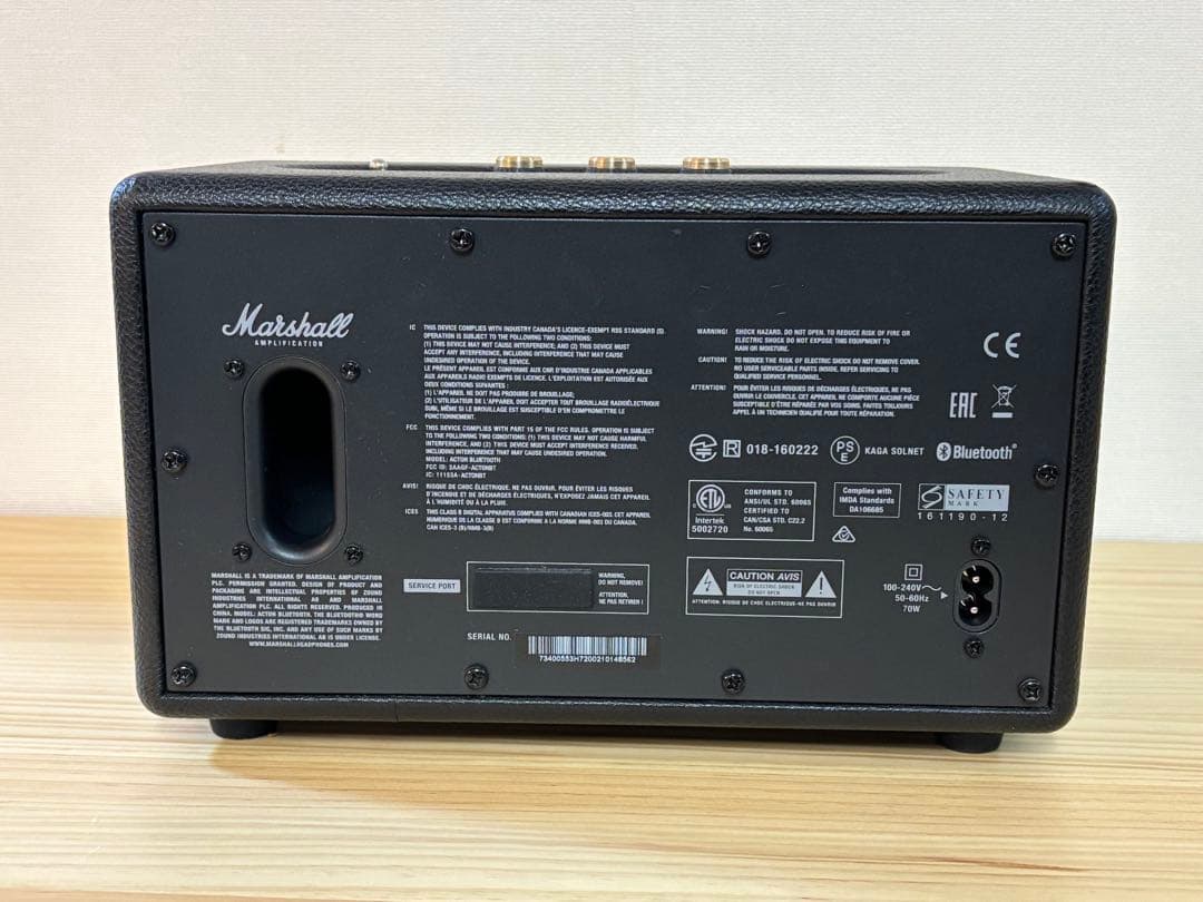 Marshall Acton Black Bluetooth スピーカー