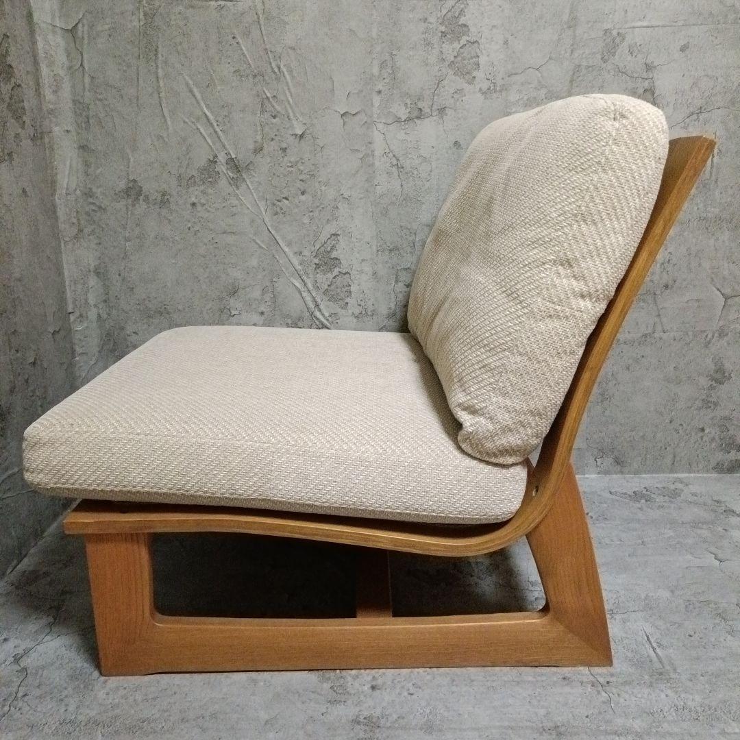 カリモク 木組 ベントウッドソファ プライウッド アームレスソファー レトロ　2