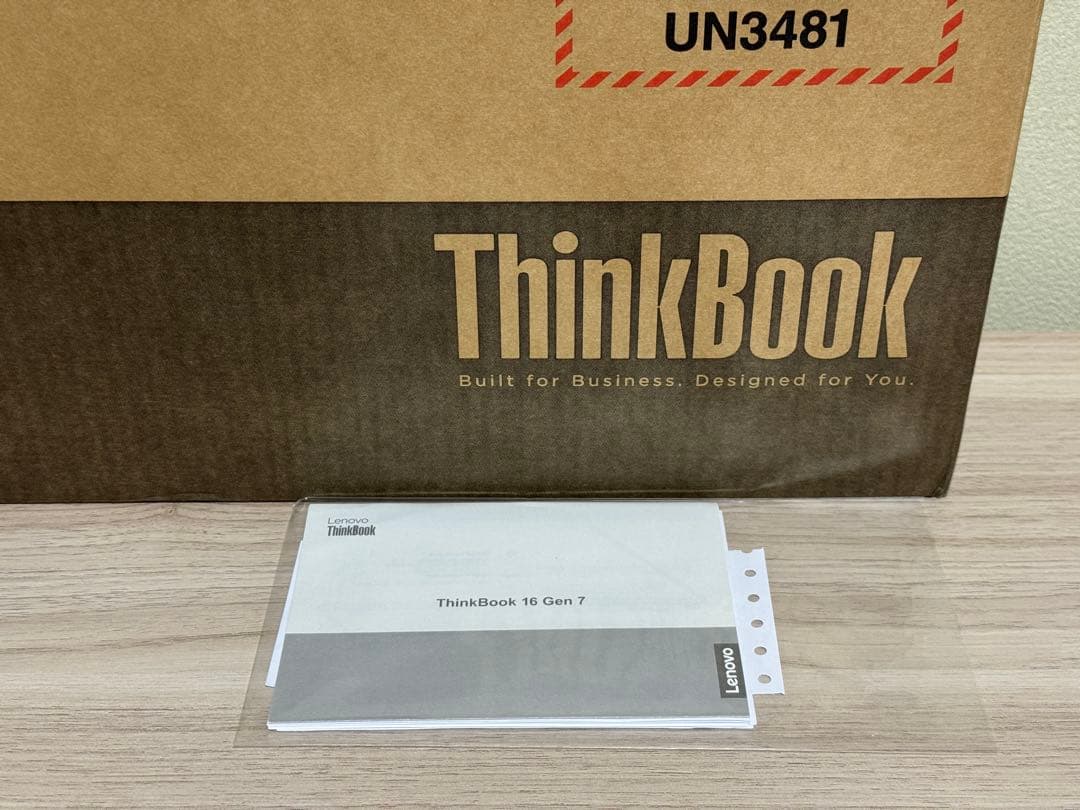ThinkBook 16 Gen 7/オフィス付き/16インチ/32G/1TB