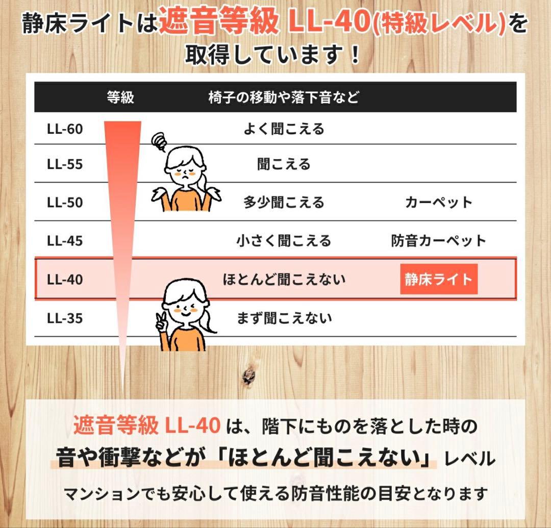 【値下げ交渉可】防音タイルカーペット 静床ライト 50cm×50cm 10枚