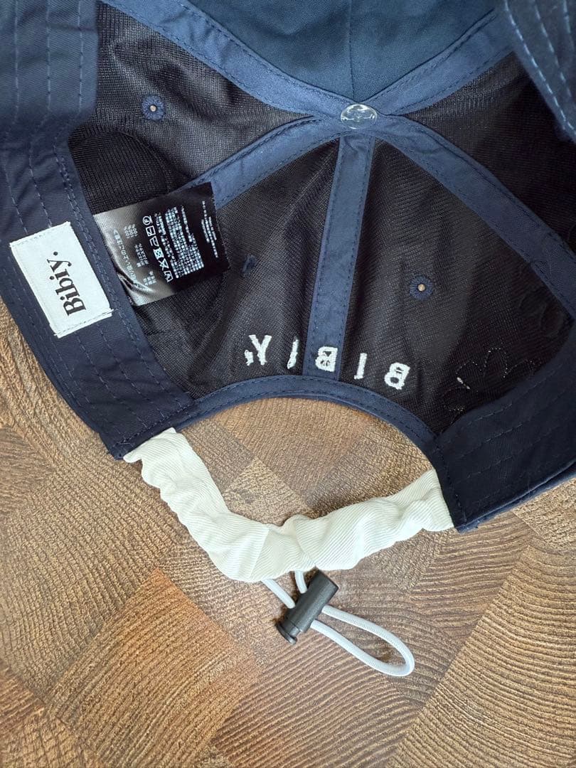 Bibiyキャップ ネイビー 試着のみ