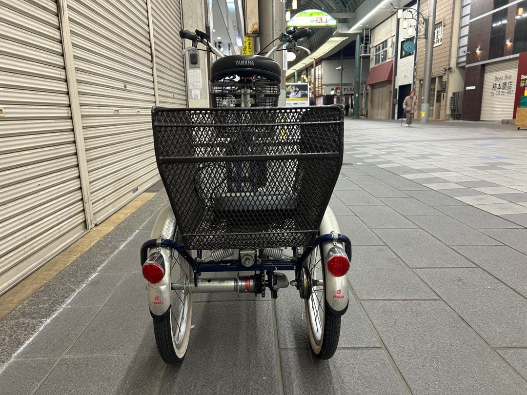 tabasa666！電動アシスト三輪自転車YAMAHA PAS程度良です。