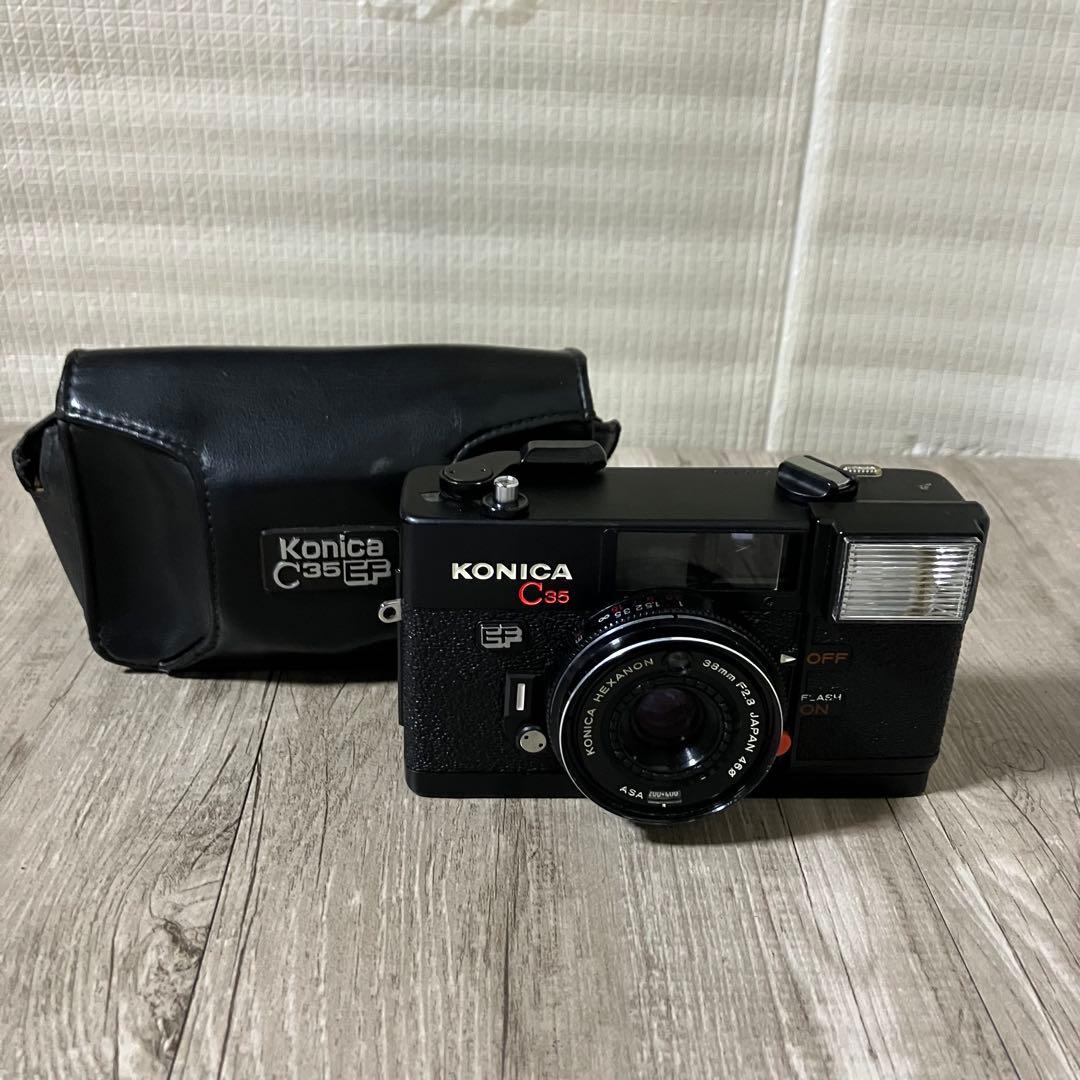 3F 希少・美品級Konica C35 EF ピッカリコニカ 昭和レトロ