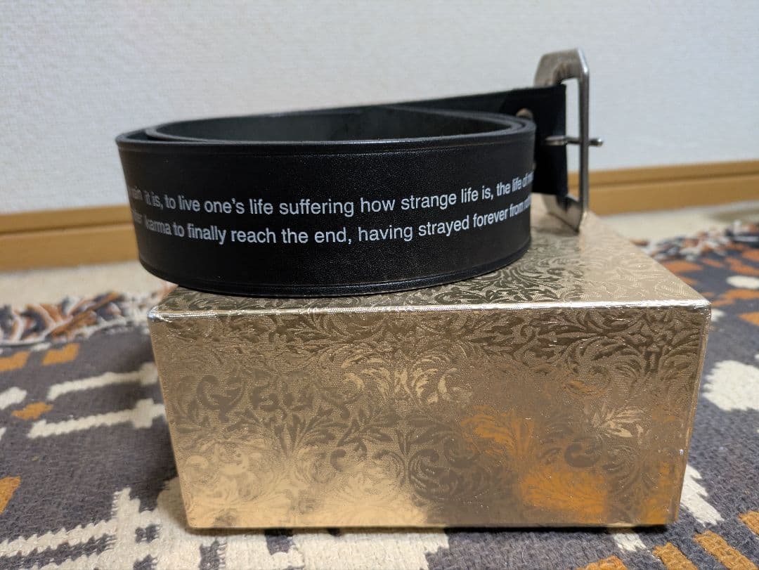 UNDERCOVER アンダーカバー 34 ベルト 黒 牛革 国産 名作