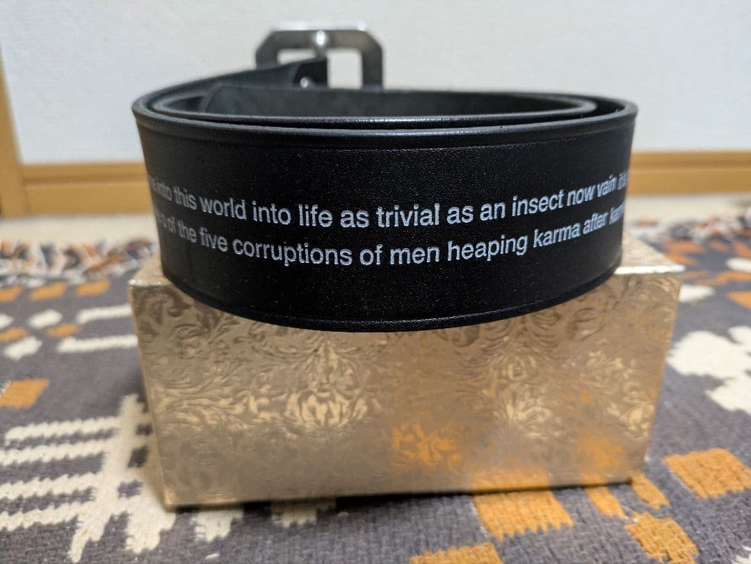 UNDERCOVER アンダーカバー 34 ベルト 黒 牛革 国産 名作