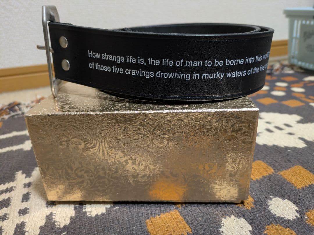 UNDERCOVER アンダーカバー 34 ベルト 黒 牛革 国産 名作