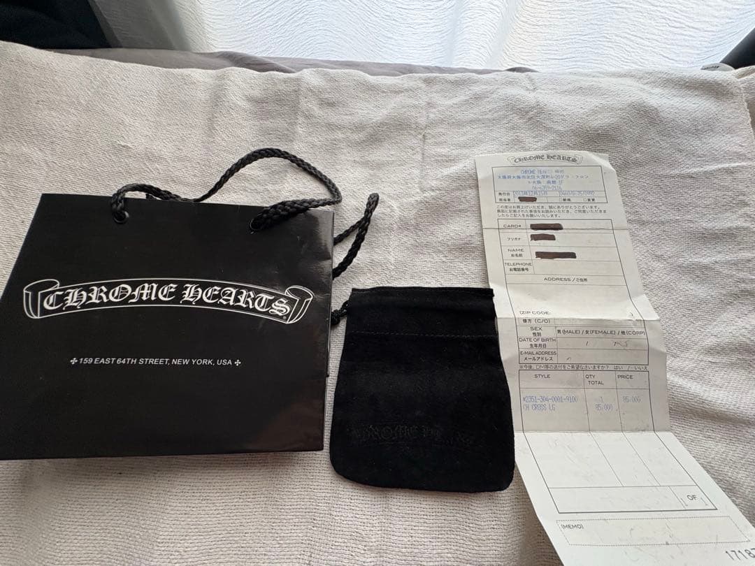 クロムハーツ ラージCHクロス Chrome hearts