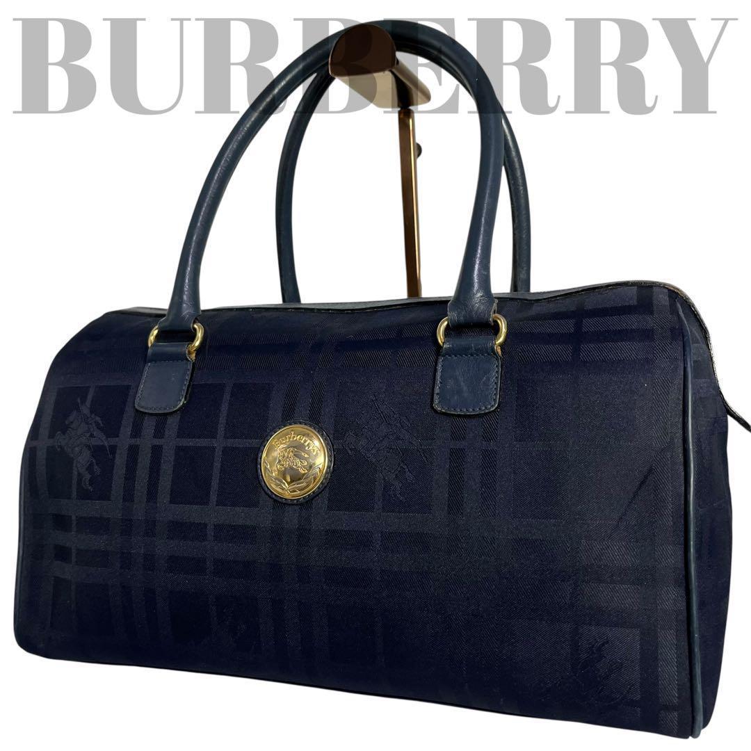 【希少】Burberry バーバリーボストンバッグ ノバチェック 220