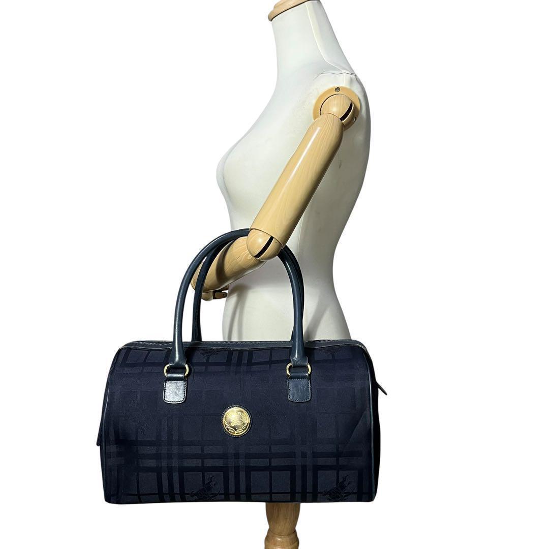 【希少】Burberry バーバリーボストンバッグ ノバチェック 220