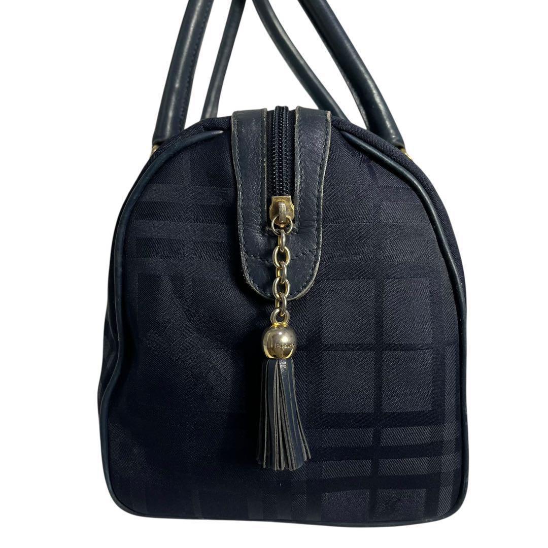 【希少】Burberry バーバリーボストンバッグ ノバチェック 220