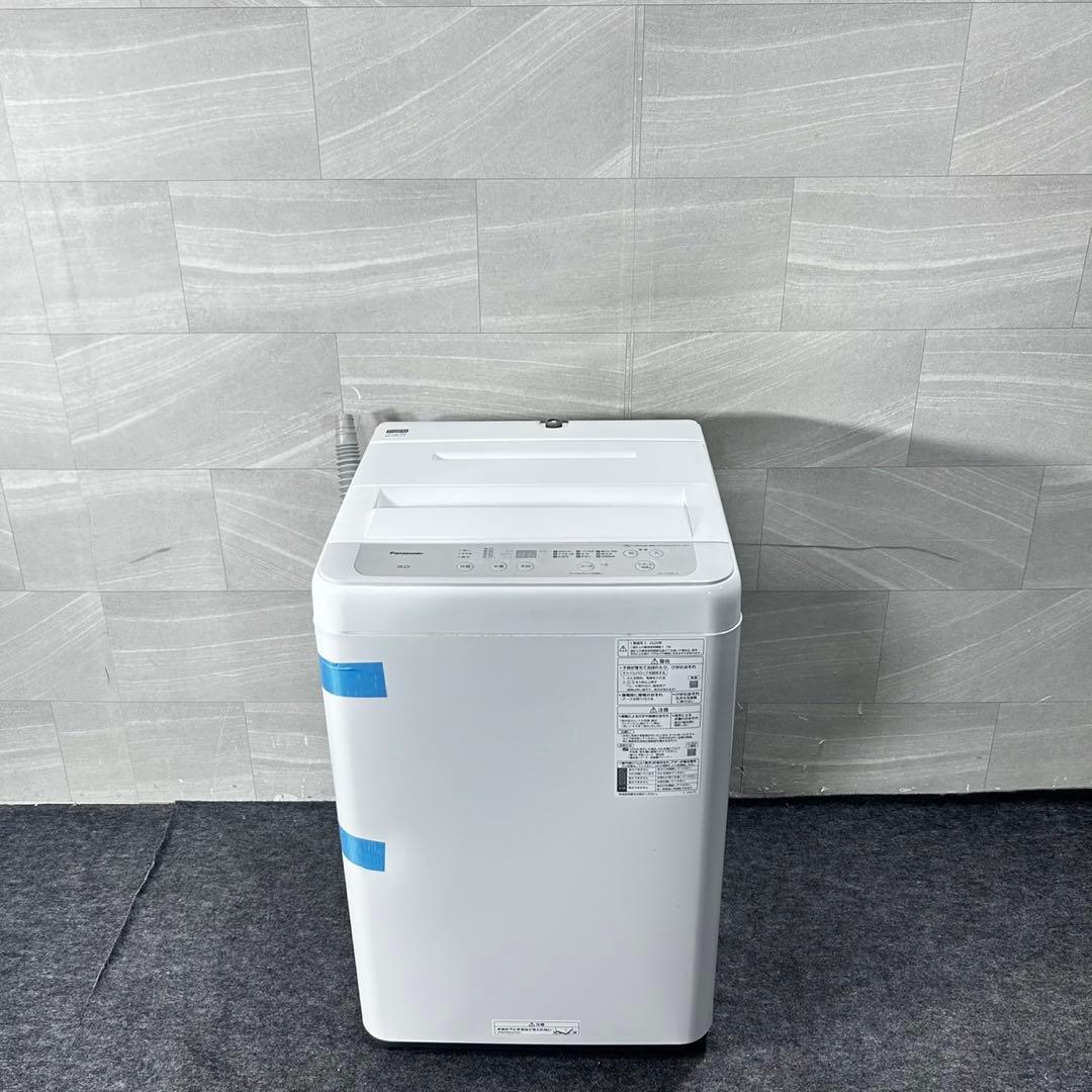 Panasonic 洗濯機 5kg 2020年製 高年式 家電 単身 d4984