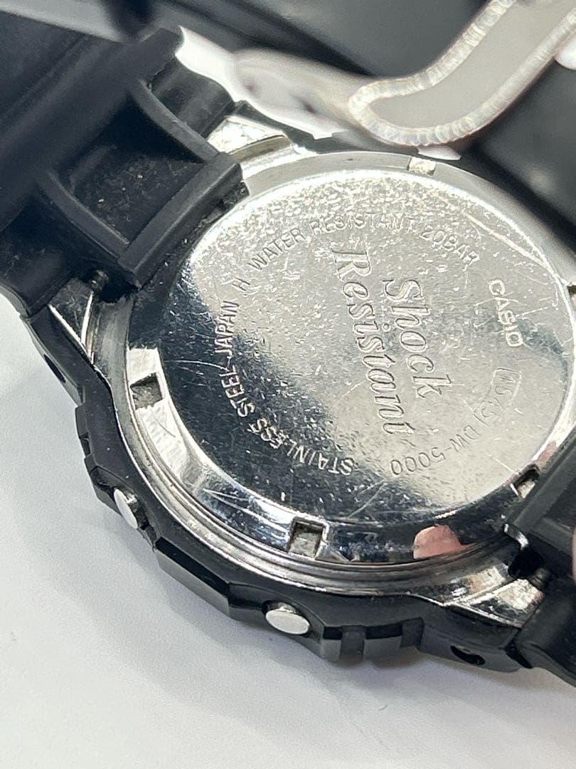 CASIO G-SHOCK DW-5000 メンズ　時計　黒　watch