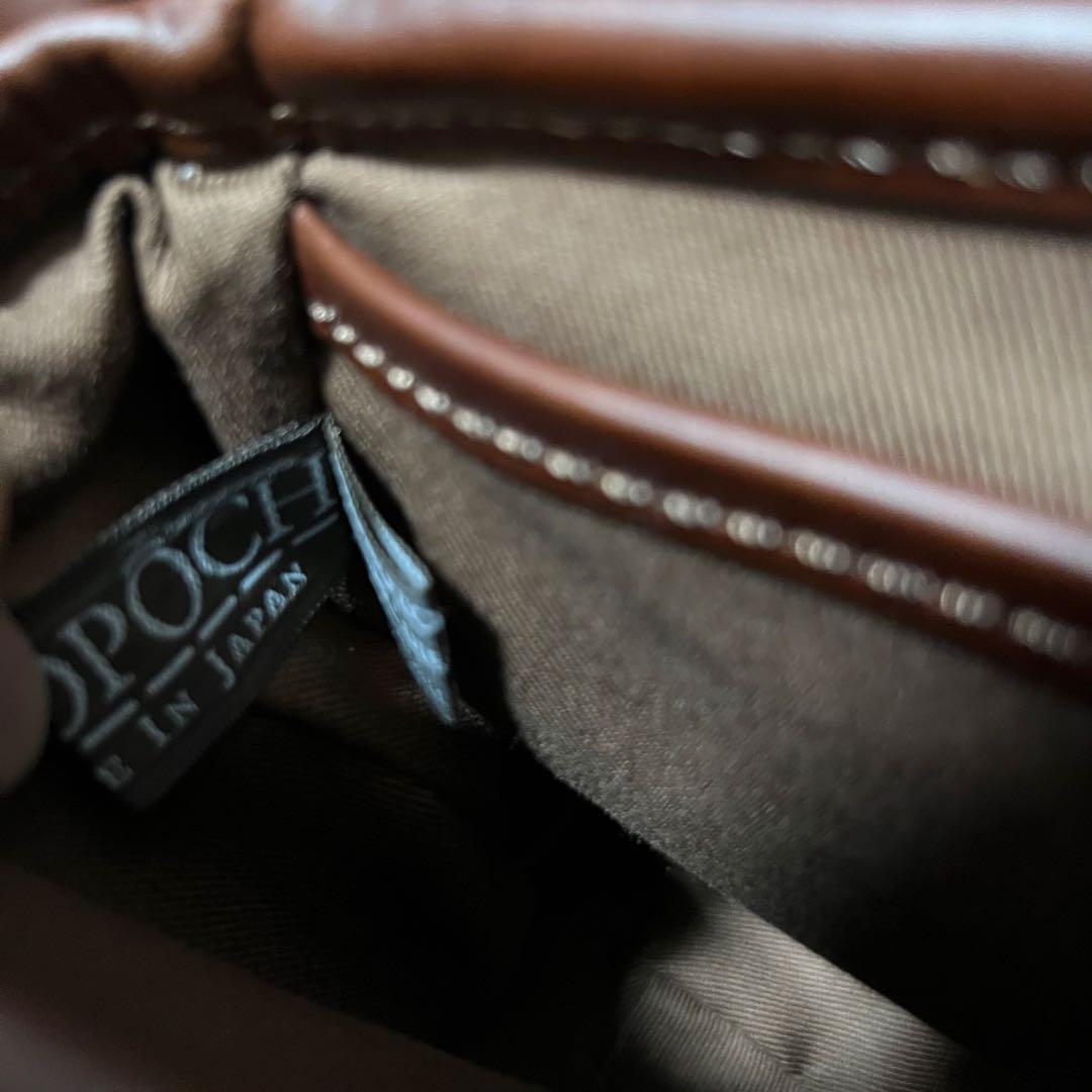 ＫＩ2926 極美品HERGOPOCH06-OVL ワキシングレザー 牛革