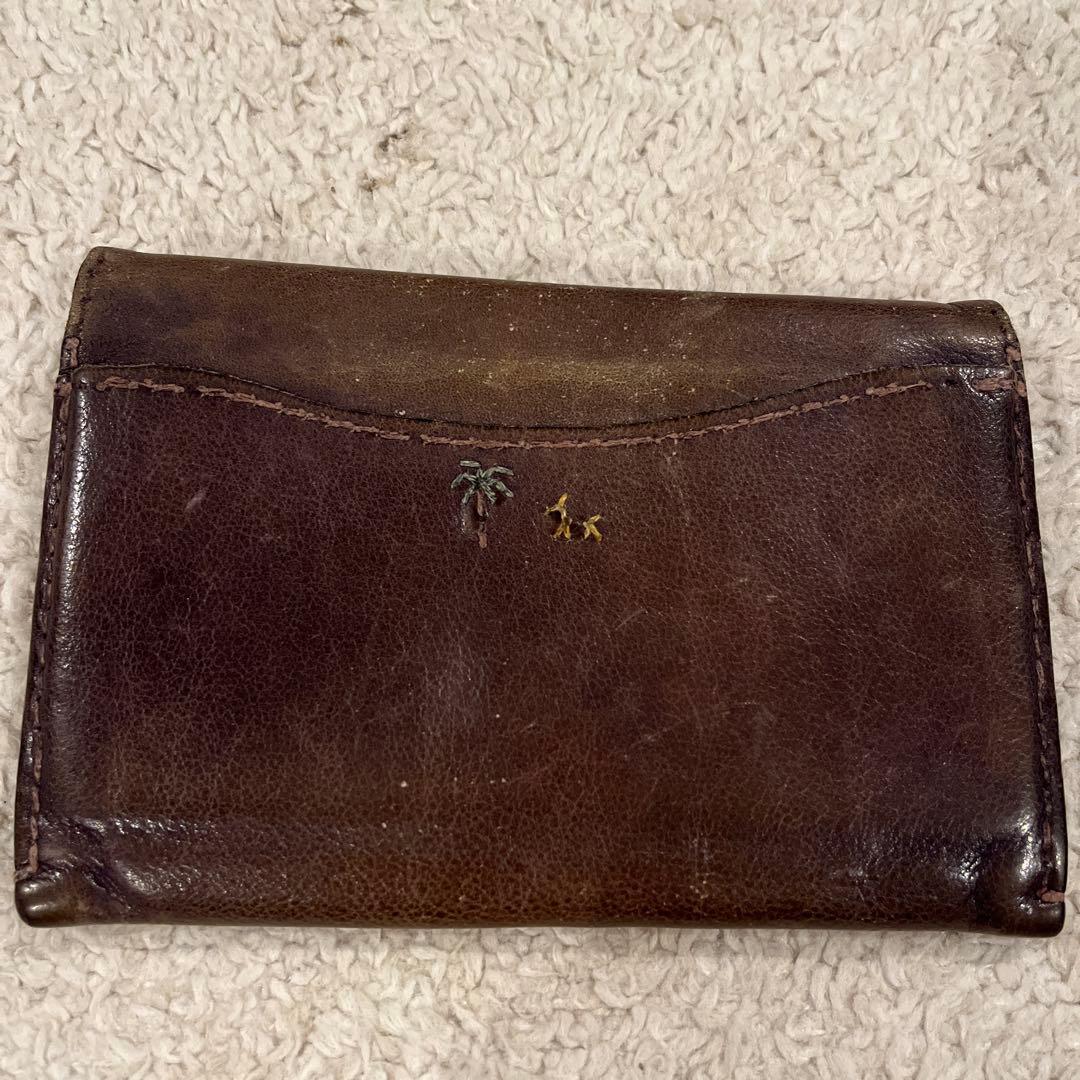 HENRY CUIR ダークブラウンレザー長財布