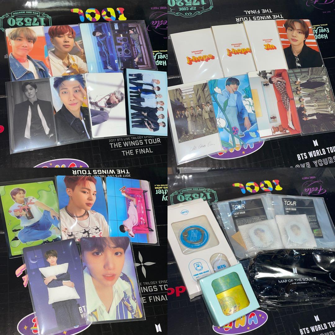 BTS 防弾少年団 トレカ グッズ まとめ売り luckybox セット うちわ