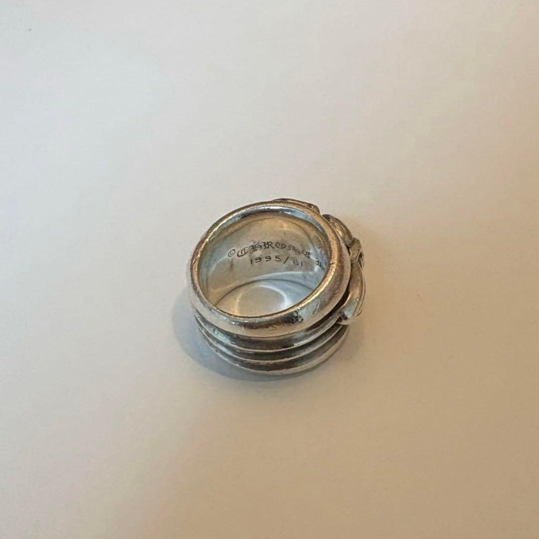 NNクロムハーツ ダガーハートリング 15号