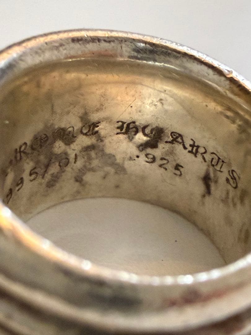 NNクロムハーツ ダガーハートリング 15号