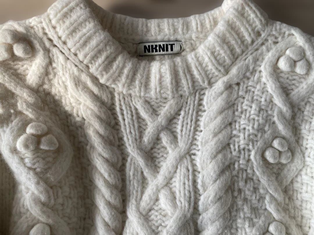 s*s様 最終値下げNKNIT bubble cable hand KNIT