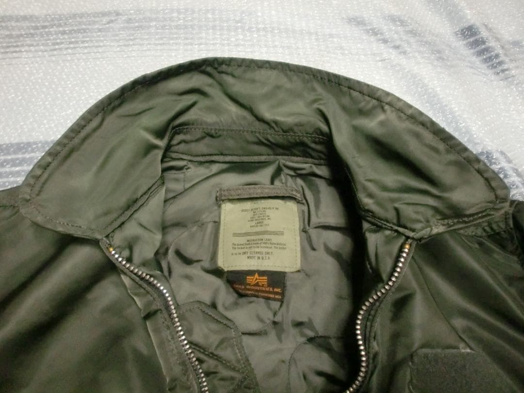 CWU-45 アルファ　USA製　L　グリーン系