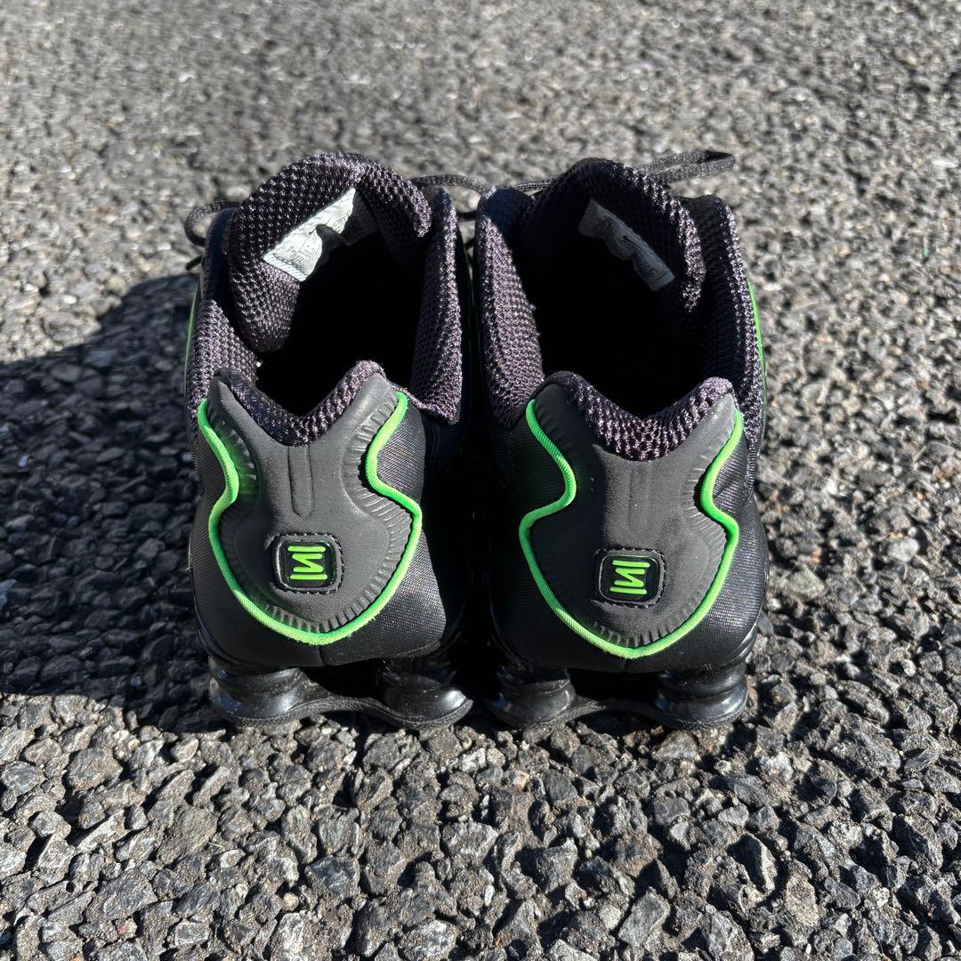 ナイキ ショックス TL ブラック　グリーン　美品 NIKE Shox TL