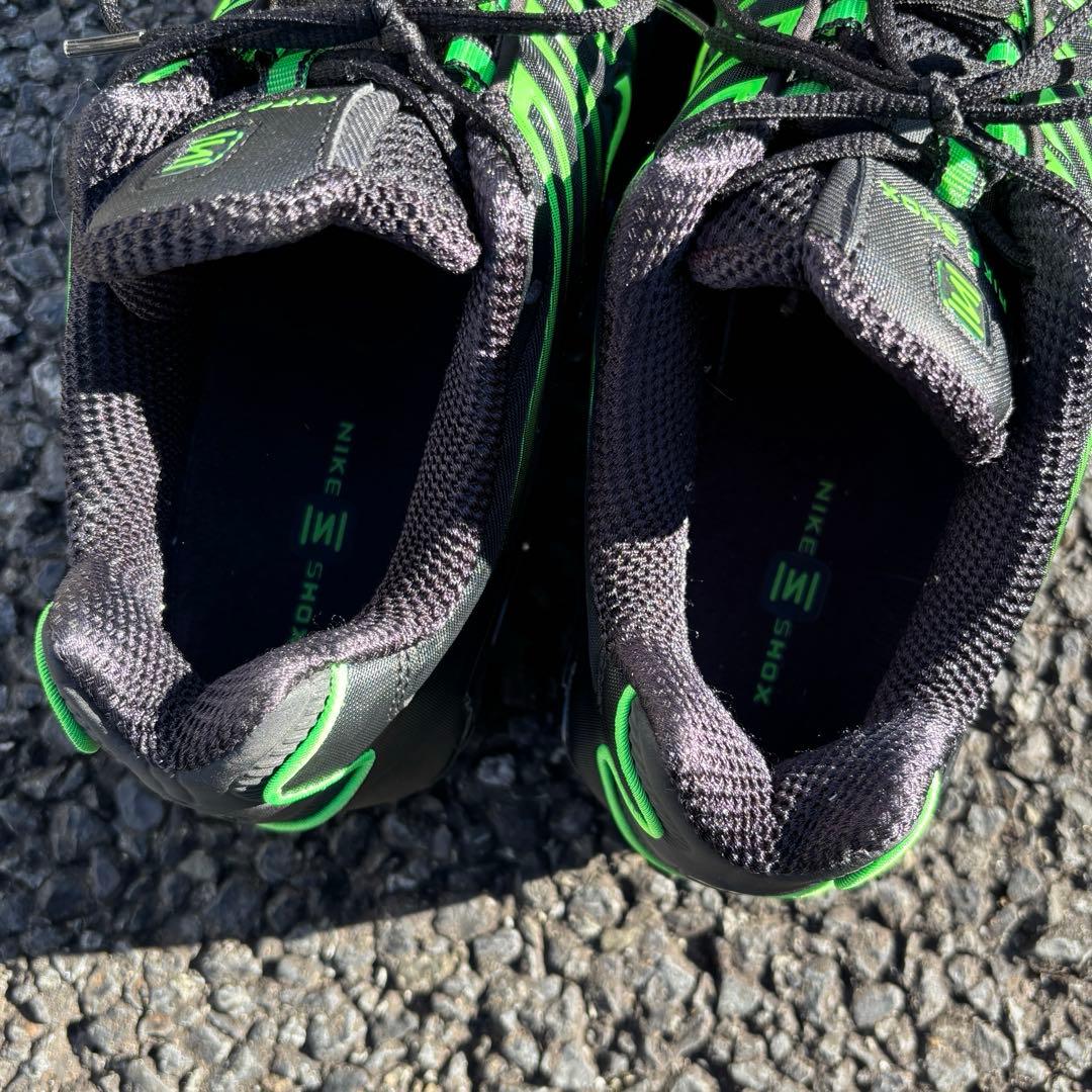 ナイキ ショックス TL ブラック　グリーン　美品 NIKE Shox TL