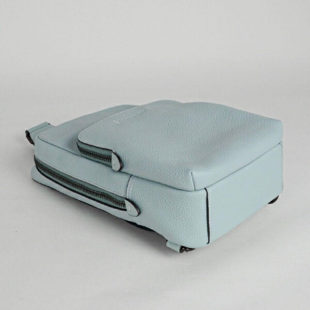 【超備品】COACH ゴッサム ショルダーバッグ アクアブルー