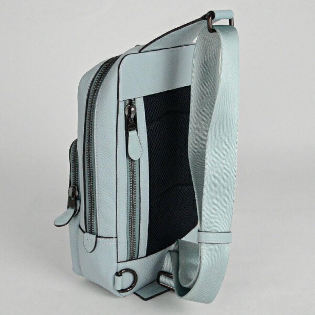 【超備品】COACH ゴッサム ショルダーバッグ アクアブルー