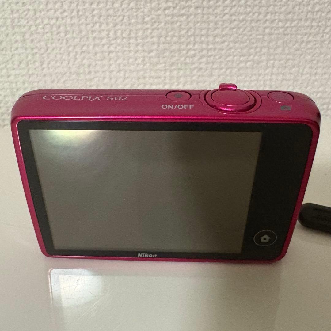 【美品・動作確認済】Nikon COOLPIX S02 ミニ　 デジカメ