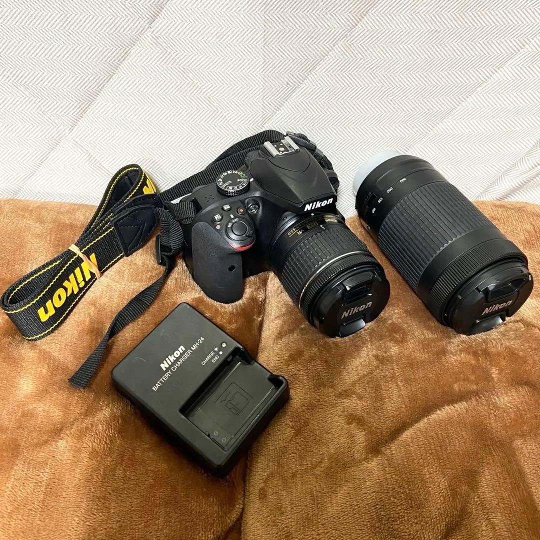 Nikon D3400 ダブルレンズ 一眼レフ