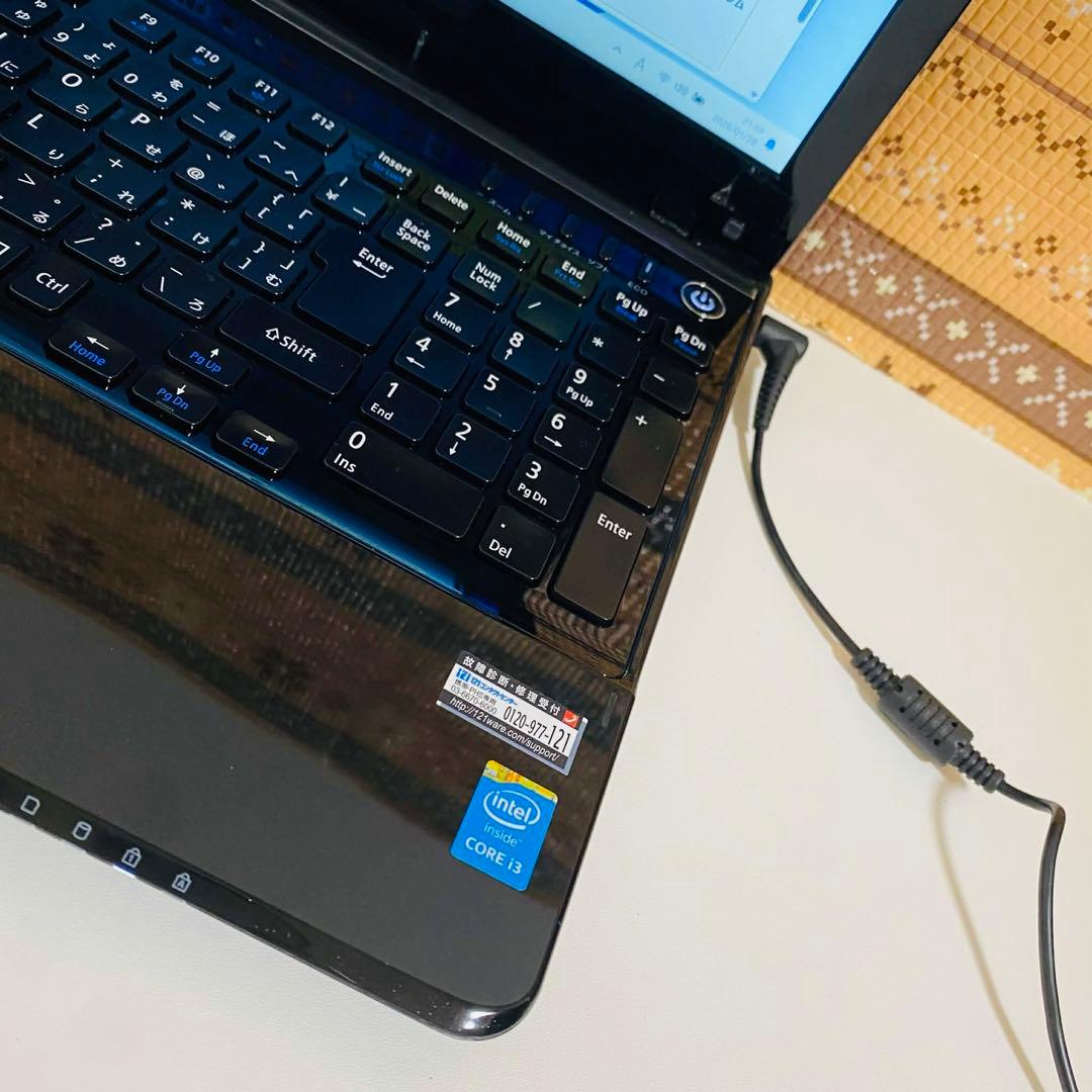 Y84 NECノートパソコンSSD高速 Windows11オフィス2024付き