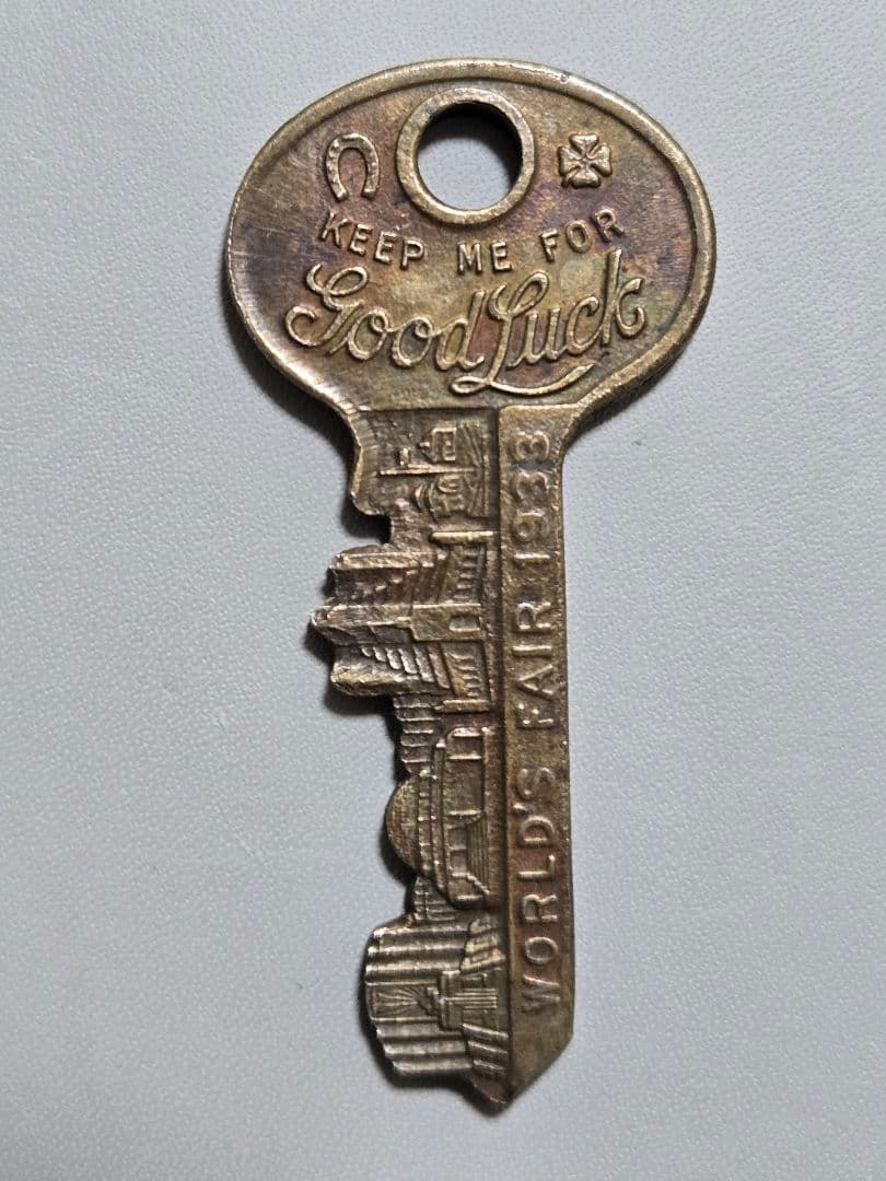 稀少ビンテージ！1933年 シカゴ・ワールド・フェア メモリアル キー 鍵