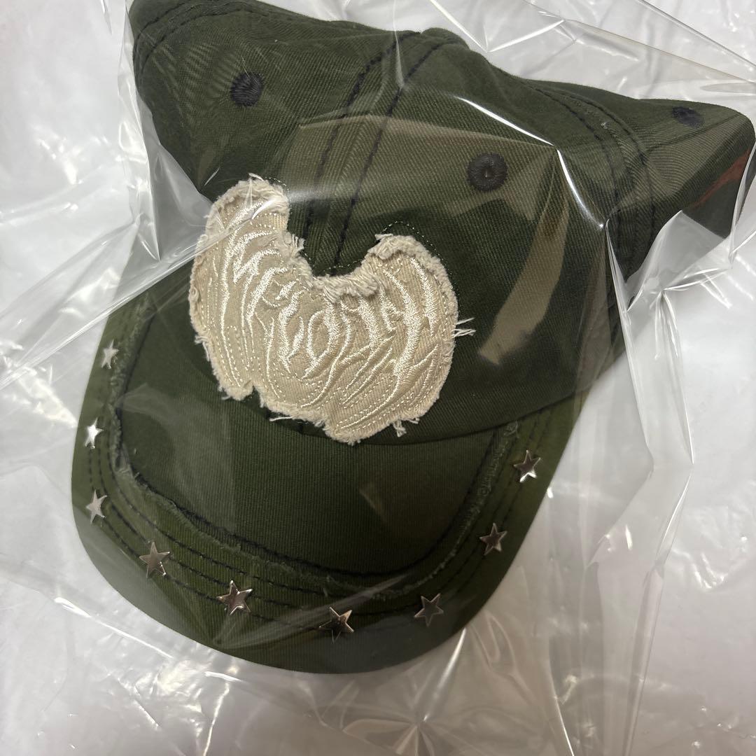 EC Melodi Faded Green Star Studded キャップ