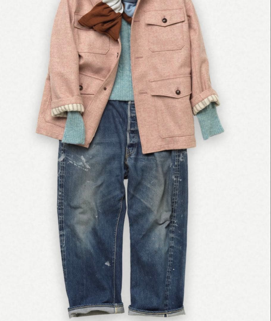 45Rpm 店舗限定ビンテージペインターパンツ