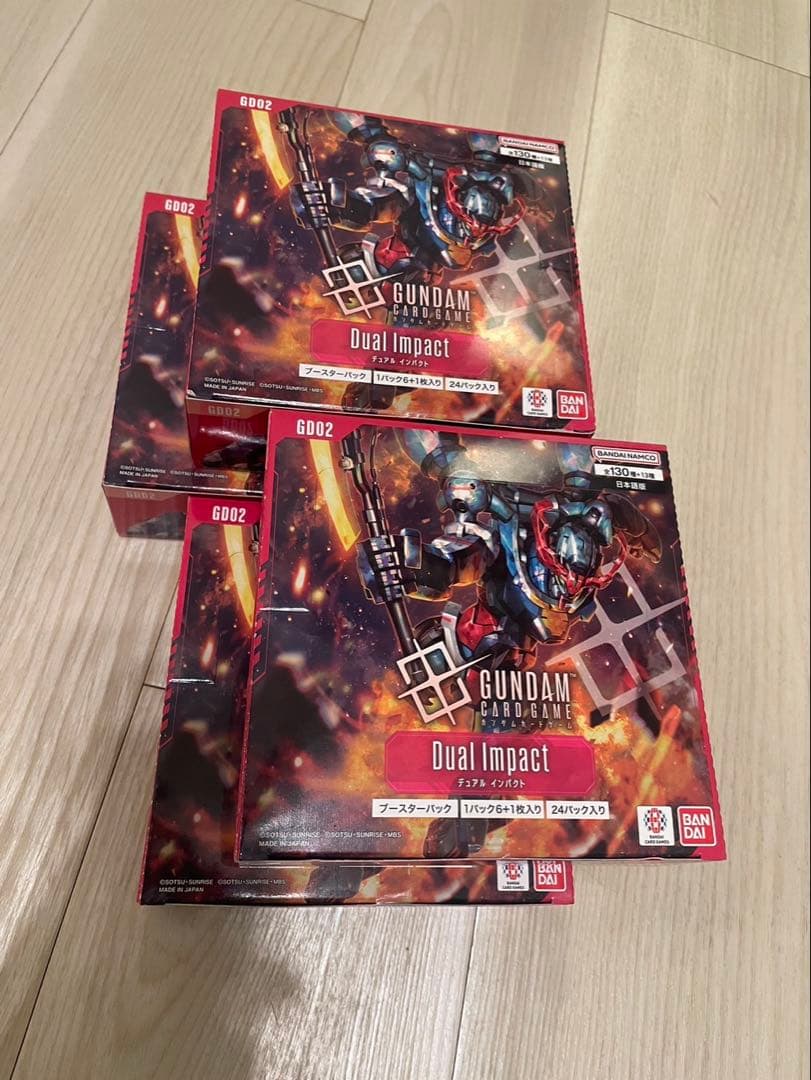 ガンダムカード Dual Impact 4BOX 新品未開封