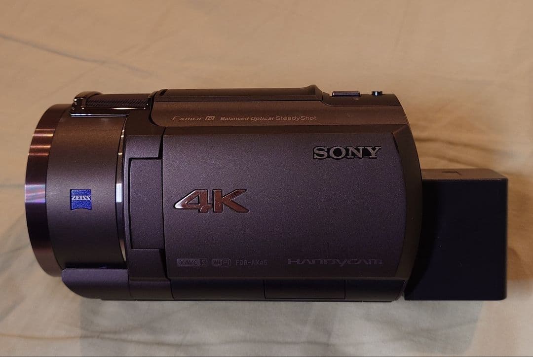 【bobo】SONY 4K ハンディカム FAR-AX45 マイク・SD