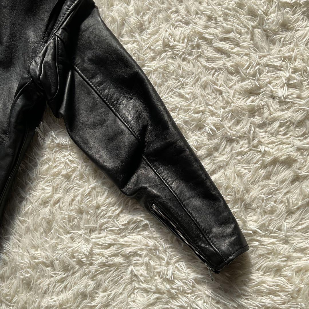 美品✨schott 641 レザージャケット　シングルライダース　本革　36 黒