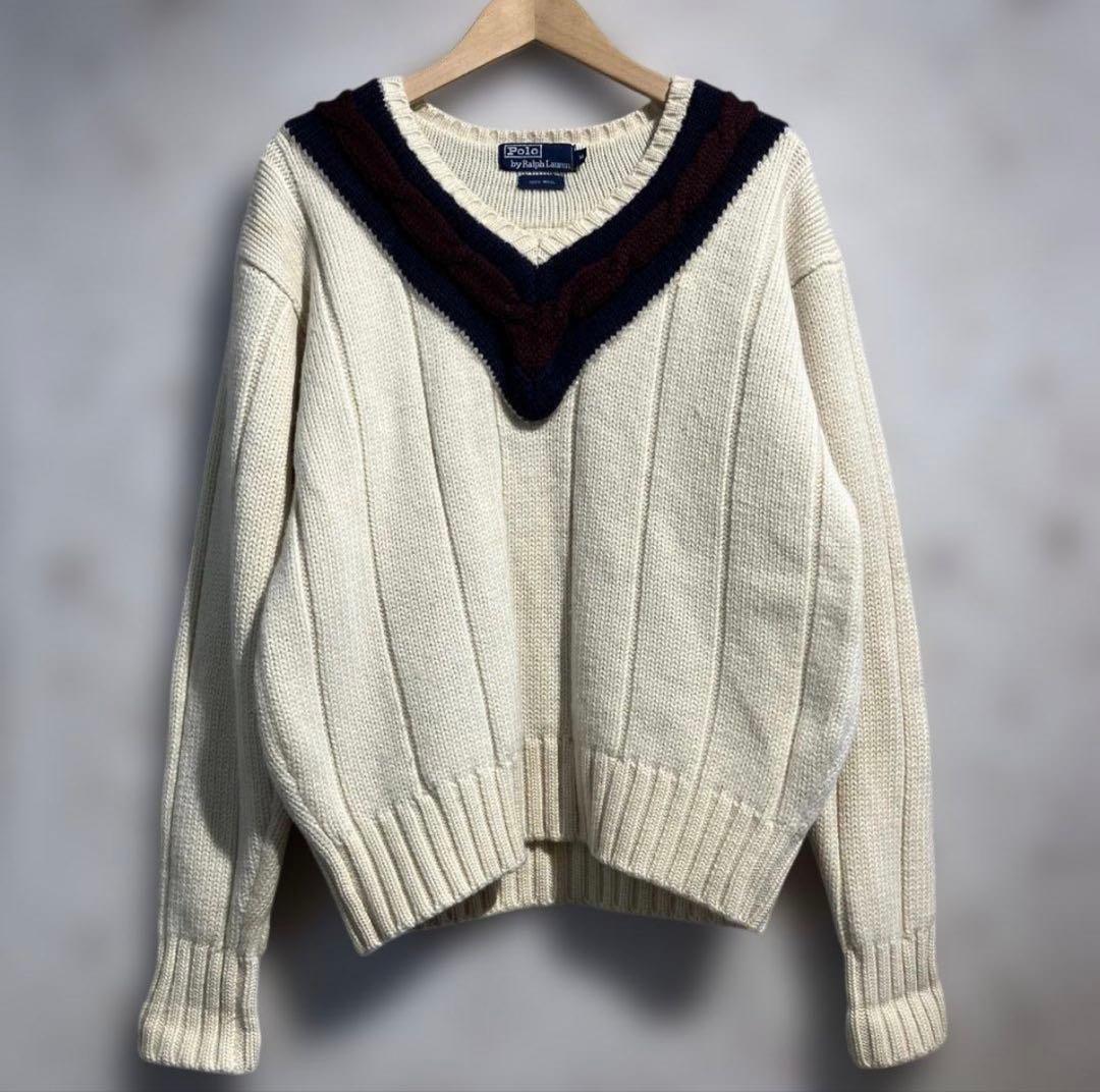 POLO RALPH LAUREN チルデンニット 90s 上杉柊平着用