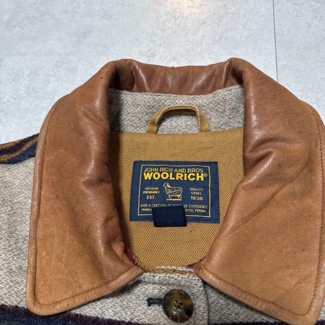 90s WOOLRICH ウールジャケット ブルゾン ネイティブ