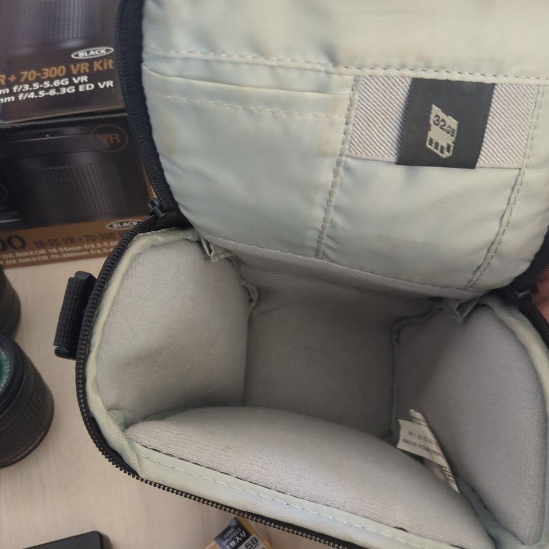 NikonD3400 一眼レフカメラ ダブルズームキット　ショット数5,525枚