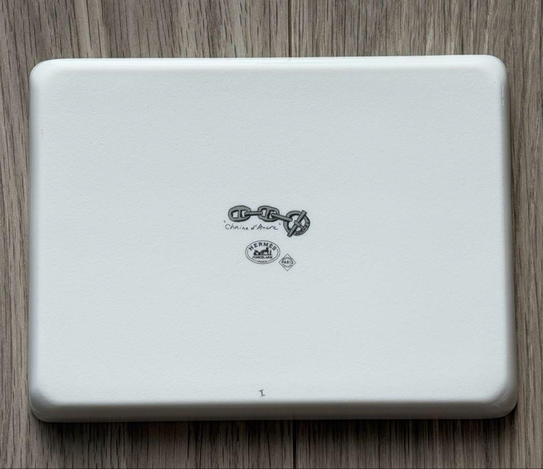 Hermes（エルメス） シェーヌダンクル プラチナ 皿