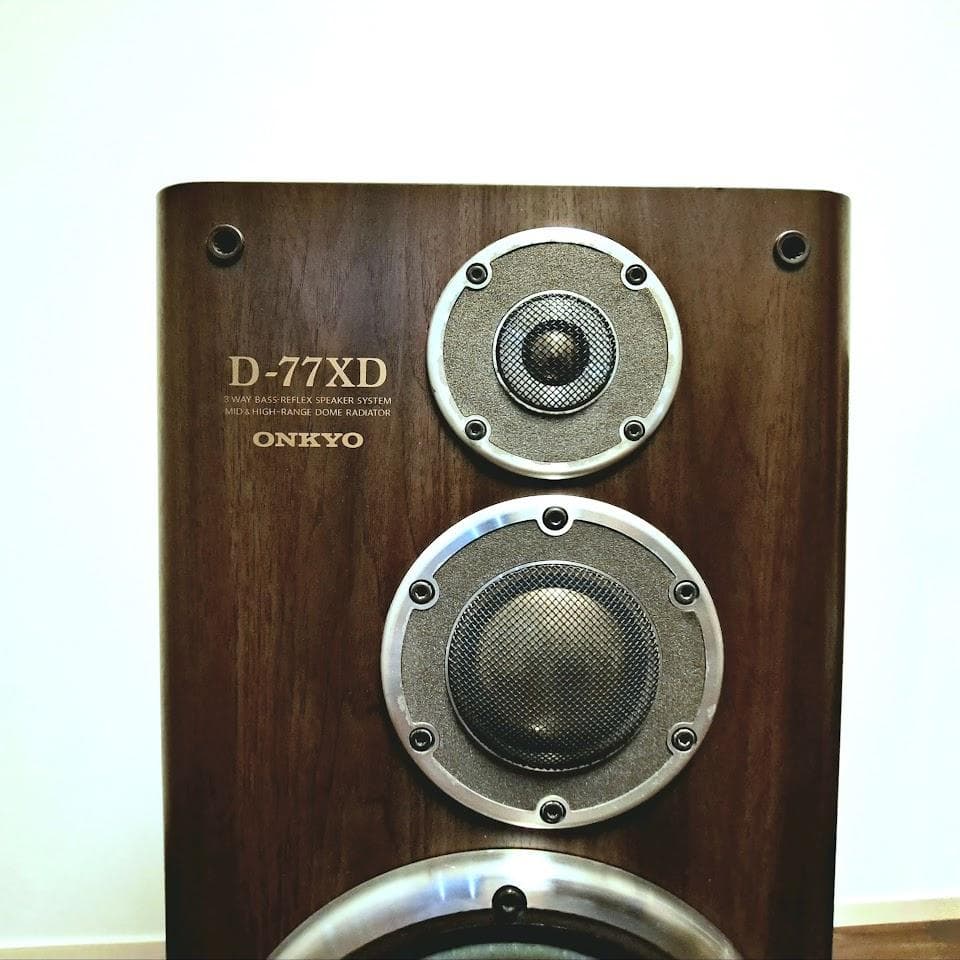ONKYO名機3WAY スピーカー+スタンド｜ONKYOの本気 　エッジ交換済み