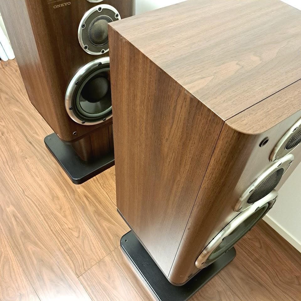 ONKYO名機3WAY スピーカー+スタンド｜ONKYOの本気 　エッジ交換済み