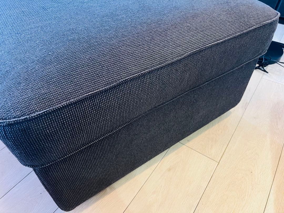【美品】IKEA KIVIK オットマン　トレースンドチャコール